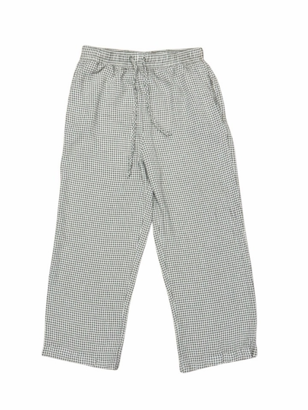 Sag Harbor Green & White Gingham Pants